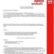 Certificado Apoyo Infonavit