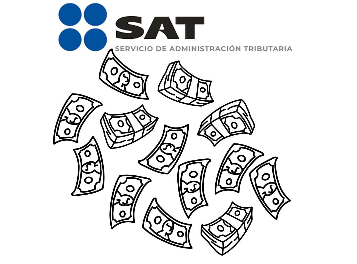 SAT que no cobrará por depósitos en efectivo