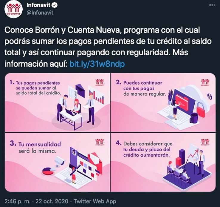 El Borron y cuenta Nueva del Infonavit no es buena idea