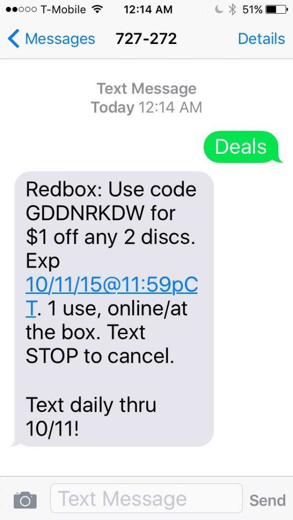 Redbox Coupons